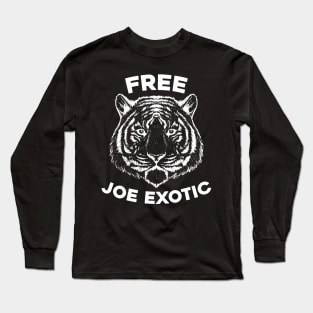 Free Joe with Tiger Exotic Animal Park Tiger Long Sleeve T-Shirt